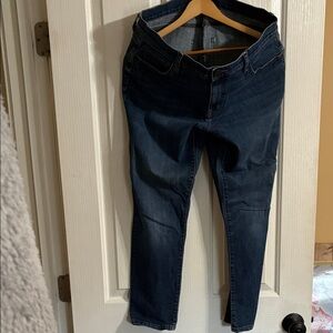 LOFT Dark Indigo Skinny Jeans